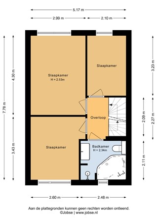 Floorplan - Berkenstraat 20, 3752 CS Bunschoten-Spakenburg